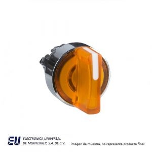 CABEZA PARA SELECTOR 22MM ILUM  2POS SOSTE. – ZB4BK1253