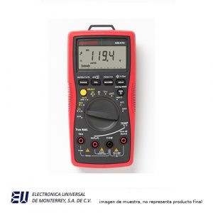 INDUSTRIAL DIGITAL MULTIMETER WITH TRUE-RMS – AMPROAM-570
