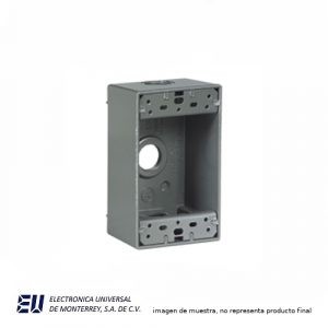 CAJA CHALUPA DE ALUMINIO 3 ENT.1/2″ – 1113-SP