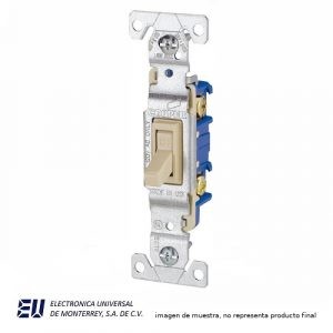 APAGADOR 1P 1T 10 AMP. 125V ARROW HART – TL1M