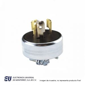 CLAVIJA 30A 125/250V 3POLOS 3HILOS 1/2VUELTA BLIND.P/7310B – 7311
