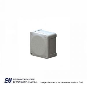 CAJA ESTANCAS IP65 100X100X55 CON LADOS CERRADOS Y PLACA CON TORNILLOS  –  WDL1010S