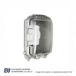 CUBIERTA A PRUEBA DE INTEMPERIE DE 1 MODULO CON CERRADO AUTOMATICO PROFUNDIDAD ESTANDAR MONTAJE – WIU-1
