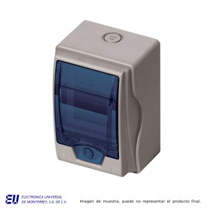 CAJA DE DISTRIBUCION IP65, 4 MODULOS SIN BORNES – WD6504