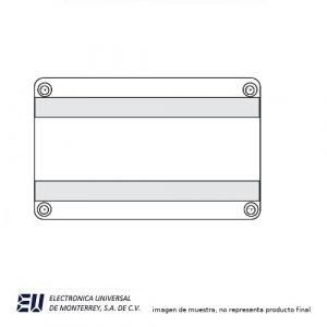 TAPA PARA BLOCK DE DIST 3 POLOS 160 – CPB162-3