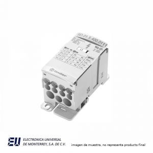BLOQUE DISTRIBUCION 100VAC/1500VDC 400 AMP 12 CONEXIONES 1 ENTRADA 11 SALIDAS  –  9D0154000111