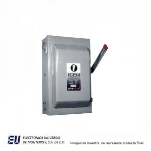 INTERRUPTOR DE SEGURIDAD 2P 60A 250V  IGESA – IN2060