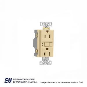 RECEP.DUPLEX C/INTERR DE CIRCUITO POR FALLA A TIERRA – VGF15V