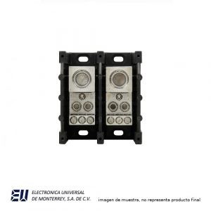 Bloques de terminal de barrera 2P 600VAC/DC Pwr Dist Block CAL 14-2 380 AMPER – 16335-2