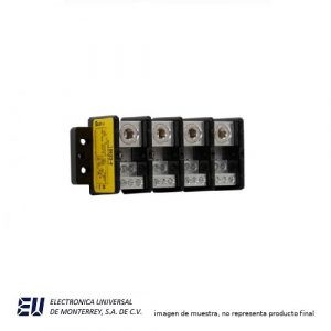 Bloques de terminal de barrera 4P 600VAC/DC Pwr Dist Block 310 AMPER 14-4 – 16023-4