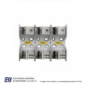 PORTAFUSIBLE 400 AMP. 600V 3 POLO P/LPS CON BLOCK DE DISTRIBUCION 2 A 6 – JM60400-3MW26