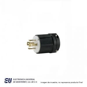 CLAVIJA 30A 600V 3P 4H NEGRO – CWL1730C