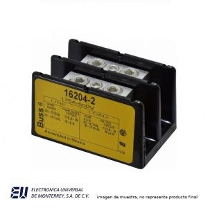 Bloques de terminal de barrera 2P 600VAC/DC Pwr Dist Block 175 AMP CAL 14-4 – 16204-2