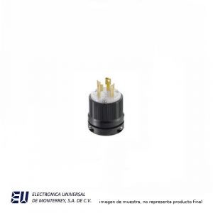 CLAVIJA 30A 125/250V 3 POLOS 3 HILOS MEDIA VUELTA – 3331