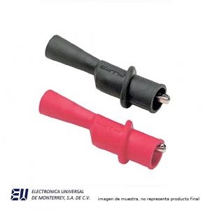 JUEGO DE CAIMANES NEGRO/ROJO PARA PUNTAS TL75/TL175/TL71 – FLUKE AC175