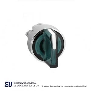 SELECTOR ILUMINADO 3 POS VERDE – ZB4BK1533