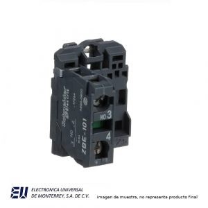 BASE CON UN CONTACTO NORM. ABIERTO ZBE101 + ZB5AZ009 – ZB5AZ101