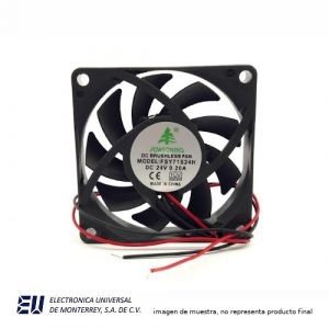 VENTILADOR 70X70X15 MM 12VCD 3 CABLES – FSY71S12H