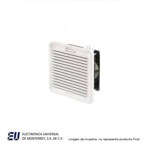 Ventilador con rejilla y filtro Tamaño 2 para empotrar a 124×124 Ventilador 120×120 Alimentacion 24VDC – 7F.20.9.024.2055