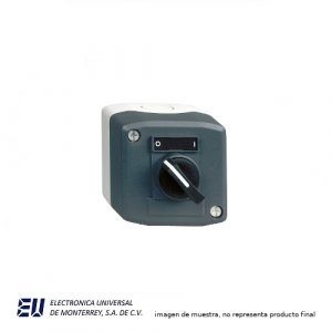 BOTONERA GRIS C/SELECTOR 2 POS.NEGRO 1NA – XALD134