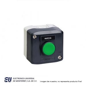BOTONERA GRIS C/PULSADOR VERDE MARCHA 1NA – XALD1014