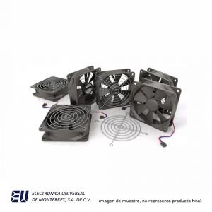 VENTILADOR DE 120X120X38 MM 220VCA .24 AMP 20W DE ALUMINIO CON CABLES – HV121238-220VCA