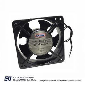 VENTILADOR DE 120X120X38 MM 120VCA .24 AMP 20W DE ALUMINIO MOD 510-705 – HV121238-120VCA