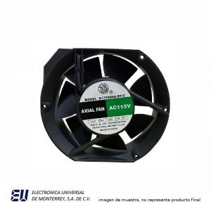 VENTILADOR OVALADO 172X150X51MM. 110VCA DE BALEROS .25A 31W 2 P terminal – G17050HA1BTC