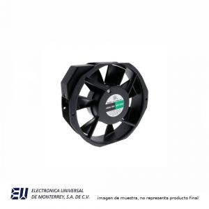 VENTILADOR OVALADO 172X150X40MM. 115VCA DE BALEROS .25A 31W 2 P terminal – G17040HA