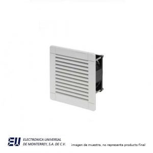 Ventilador con rejilla y filtro tamaño 3 para empotrar a 174×174 con ventilador 120×120 Alimentacion 120VAC – 7F.20.8.120.3100