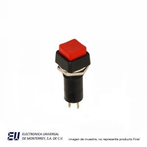 PUSHBUTTON ROJO CUADRADO – SW742