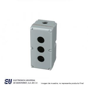 BOTONERA VACIA DE 3 ORIF. 30MM – 9001KY3