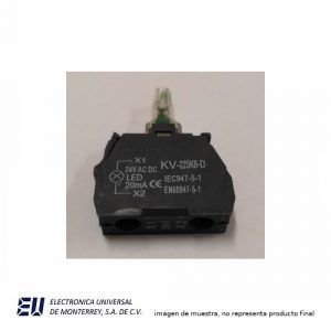 LAMPARA PILOTO LED 120V AC/DC COLOR AMARILLO SERIE LAY50 – 22SKBL-DL-120V-Y