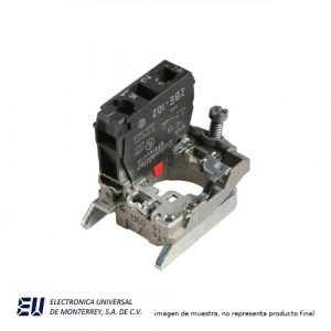 BASE (CLIP) METALICA CON CONTACNO NC – ZB4BZ102