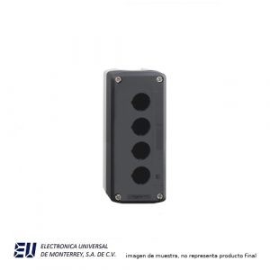 CAJA GRIS VACIA P/4 BARRENOS – XALD04