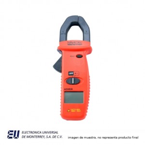 AMPERIMETRO DE GANCHO WAVETEK AD40A 500VCD,500VCA,250MA – AD40A