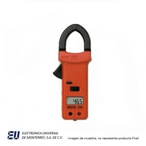 AMPERIMETRO DE GANCHO 600ACA, 600VCA TRUE RMS, RESIST. – MW AC65