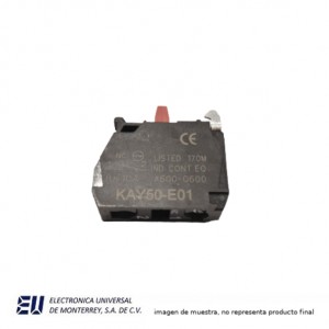 BLOCK DE CONTACTO NORMAL CERRADO NC – HLAY50-22SKB-E01